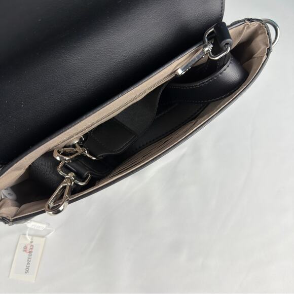 NWT CLUCI Women’s Small Shoulder Bag Clutch Designer tote Black - Picture 9 of 10